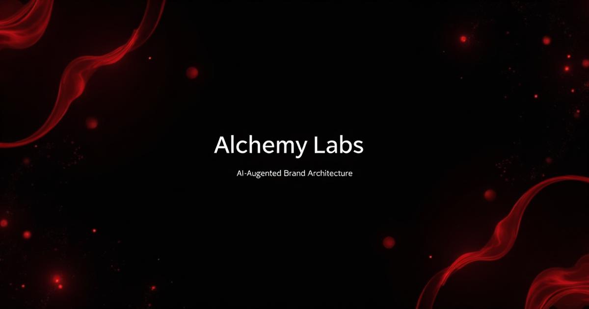 Alchemy Labs - AI-Powered Creative Studio | Branding & AI Services